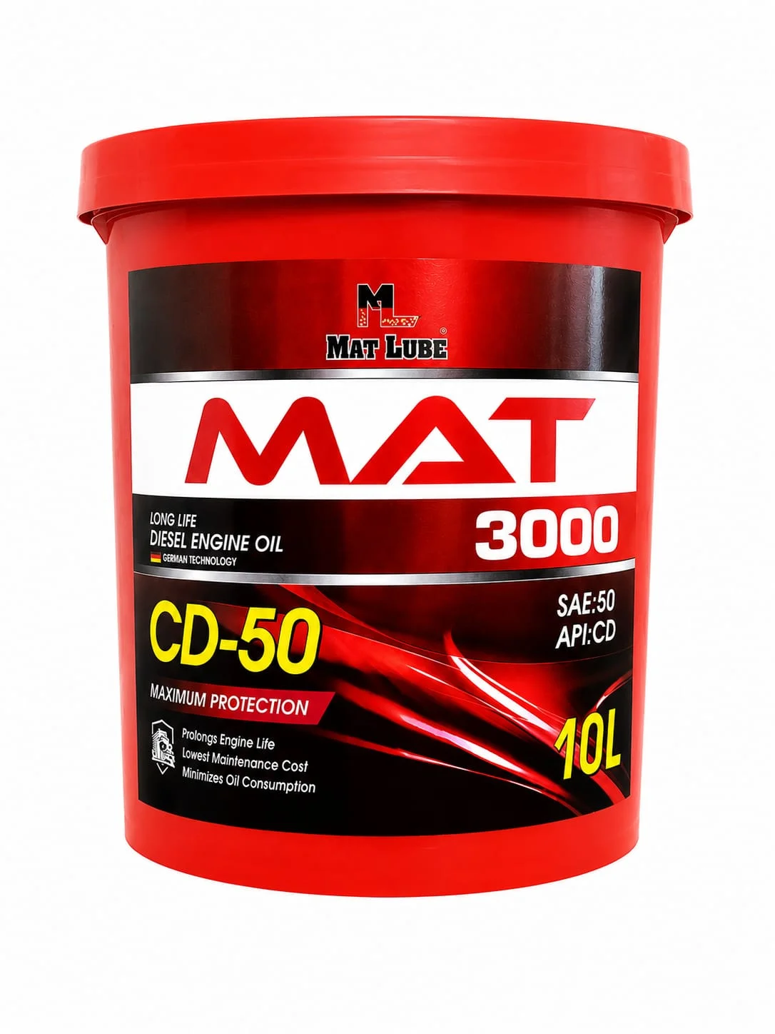 Mat 3000 CD-50 Long Life Diesel Engine Oil (10L)