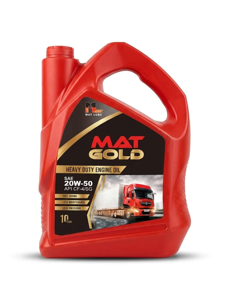 Mat Gold Heavy Duty Diesel Engine Oil 20W-50 (10L)