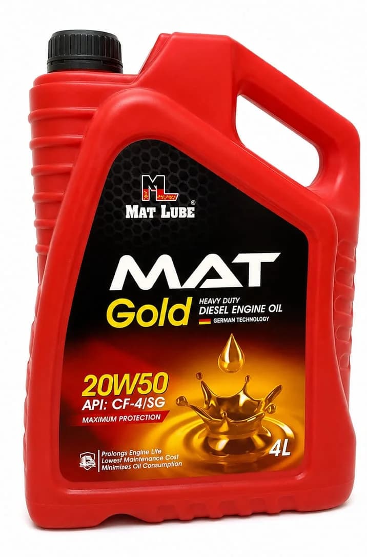 Mat Gold Heavy Duty Diesel Engine Oil 20W-50 (4L)