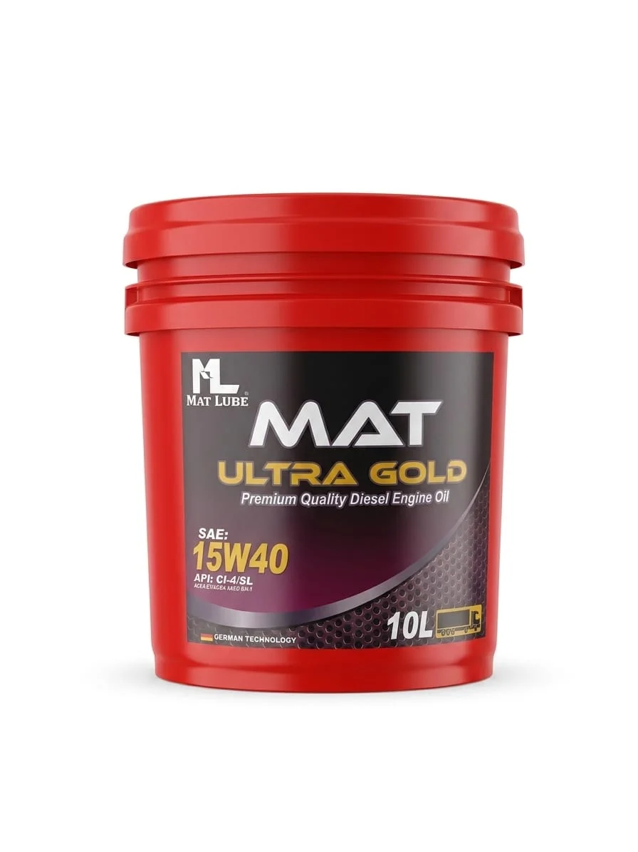 Mat Ultra Gold Heavy Duty Diesel Engine Oil 15W-40 (10L)