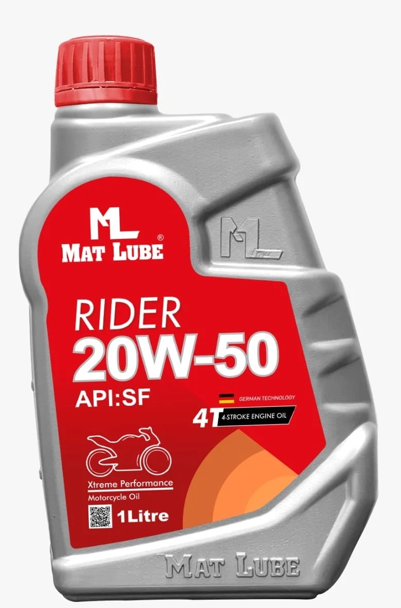 Rider 4T Motorcycle Engine Oil 20W-50 (1L)