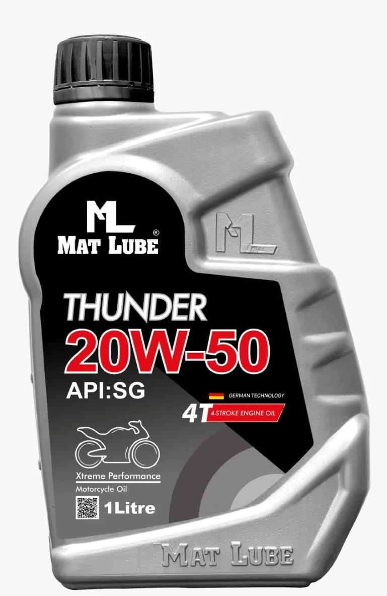 Thunder 4T Motorcycle Engine Oil 20W-50 (1L)