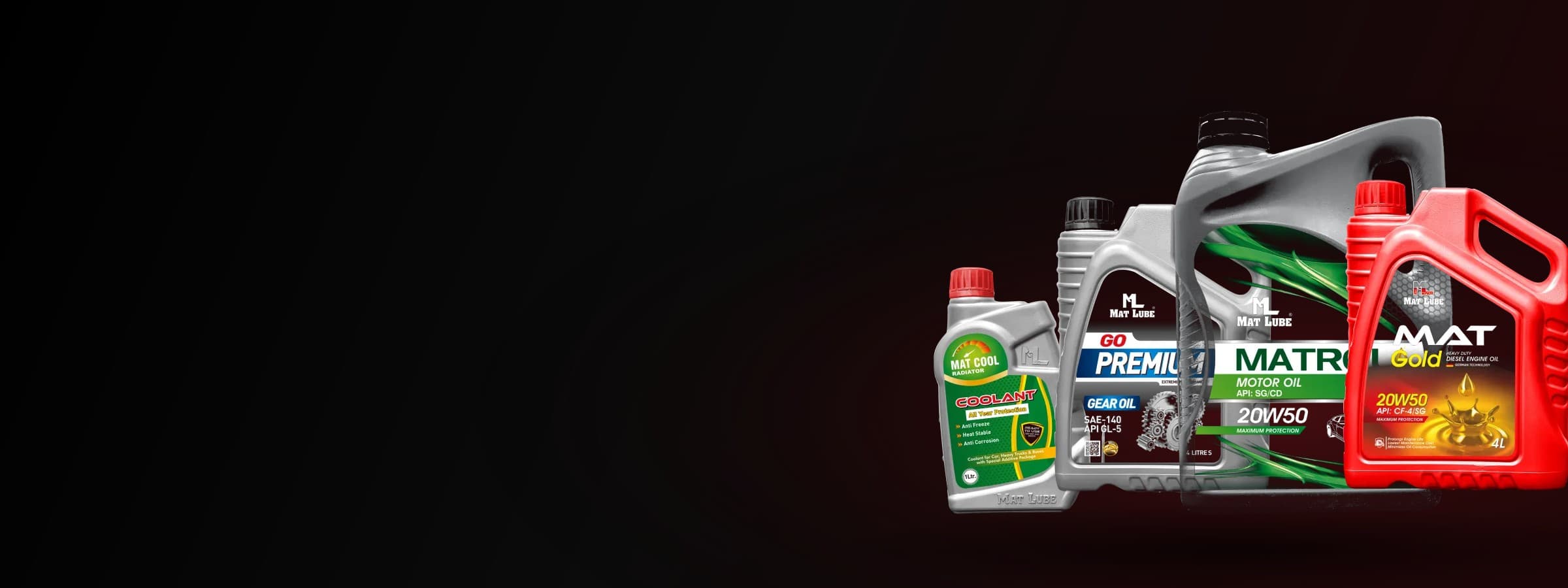 Mat Lube product range